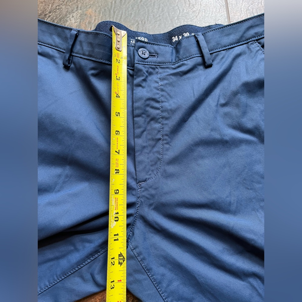 Men’s Izod Advantage performance blue pants with comfort waistband. Size 34x30 - Picture 11 of 13